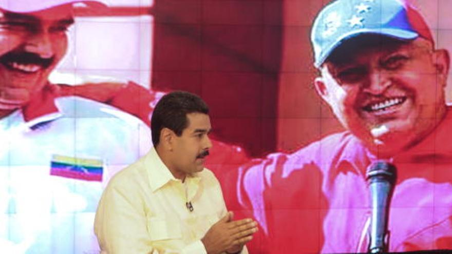 Maduro habla sobre Chávez en una entrevista.