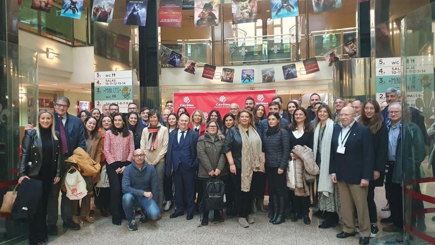 Participants en l’acte de Càritas València amb empreses col·laboradores amb la seua activitat. | CÀRITAS VALÈNCIA