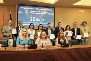 El Colegio de Abogacía honra 25 años de turno de oficio, en imágenes
