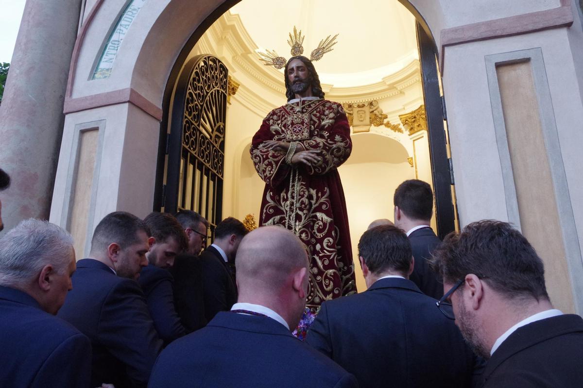Inauguración de la capilla del Rescate en la calle Agua