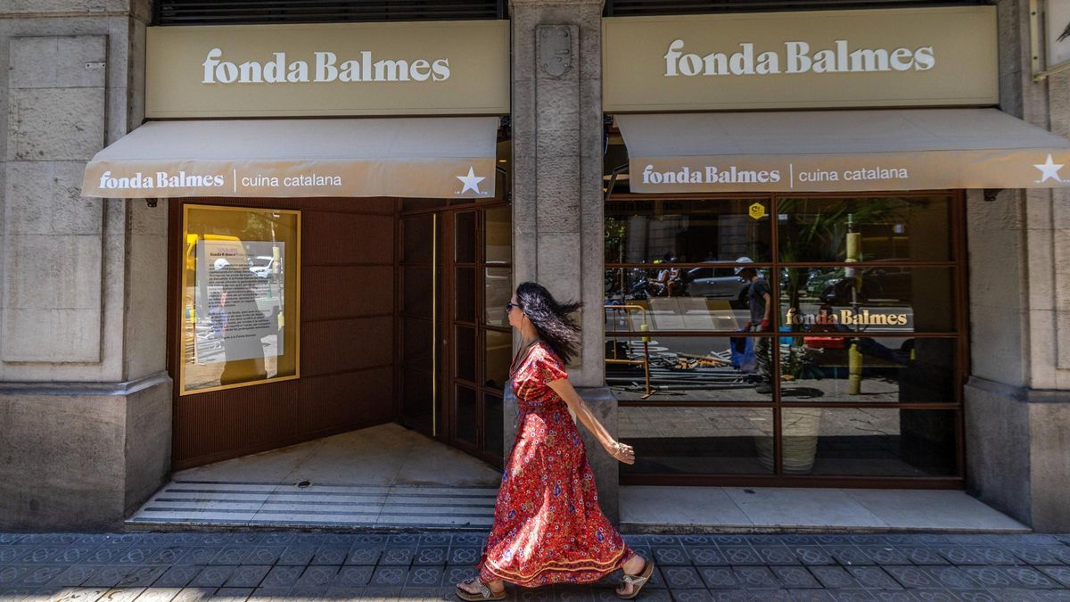 La entrada de la Fonda Balmes.