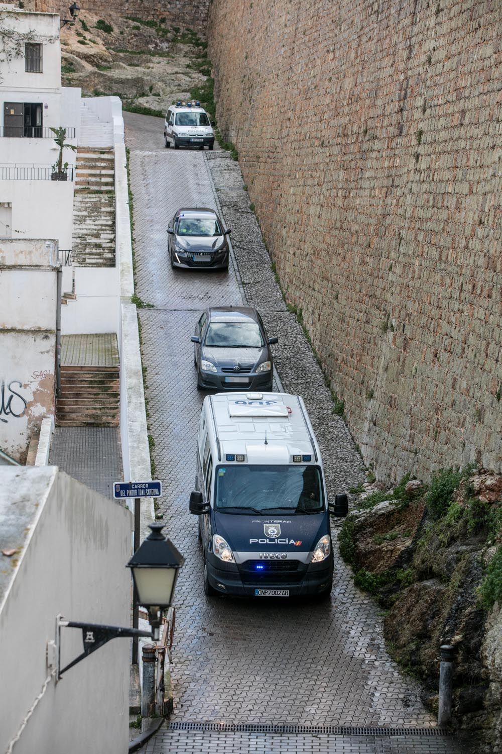 Operación antidroga en el barrio de sa Penya en Ibiza