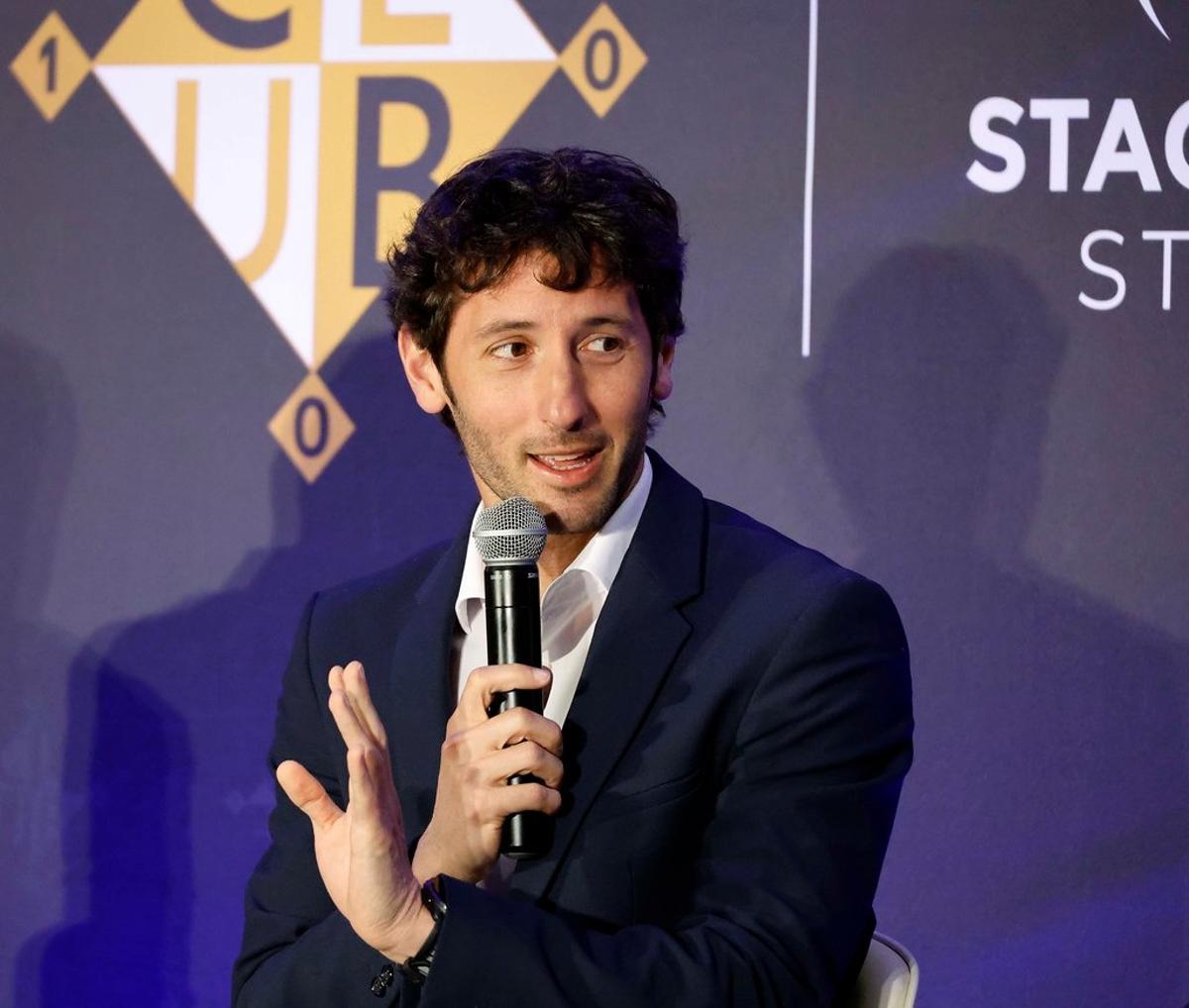 Esteban Granero, durante un evento con el Espanyol
