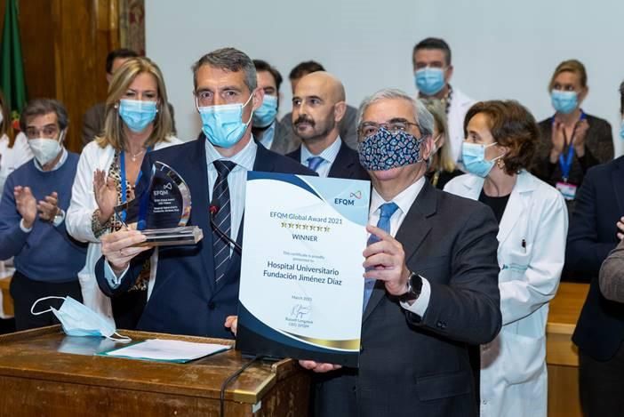 La Fundación Jiménez Díaz, primer hospital del mundo en recibir el EFQM Global Award, Premio a la Excelencia en Gestión de mayor prestigio internacional