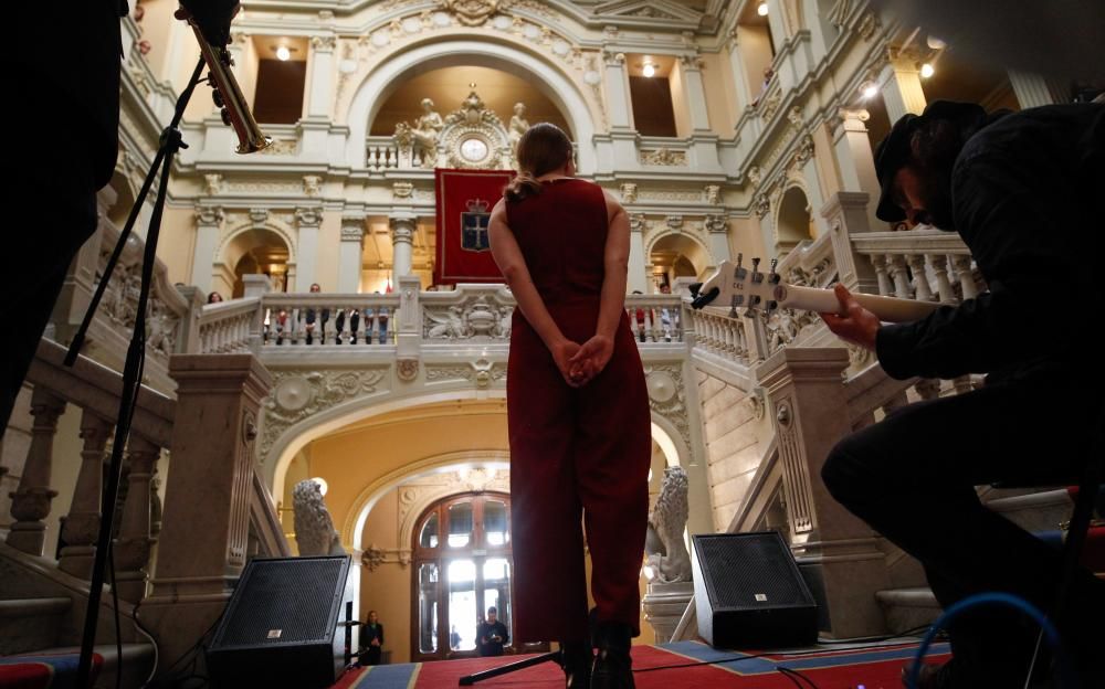 40.º aniversario de la Carta Magna en el Parlamento asturiano