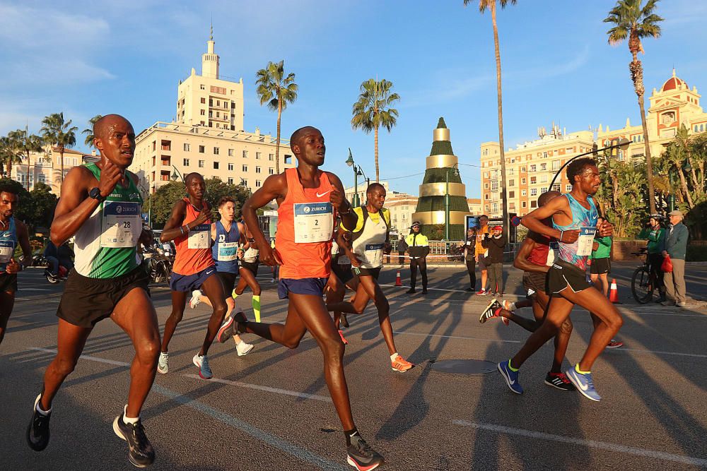 Las mejores imágenes de la Maratón de Málaga 2018