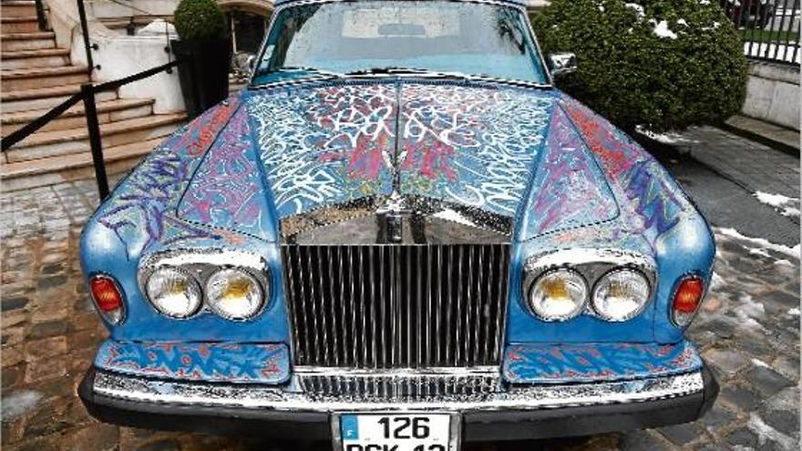 Art i automobilisme Un Rolls Royce d&#039;Eric Cantona amb grafis de JonOne es ven per 125.000 euros