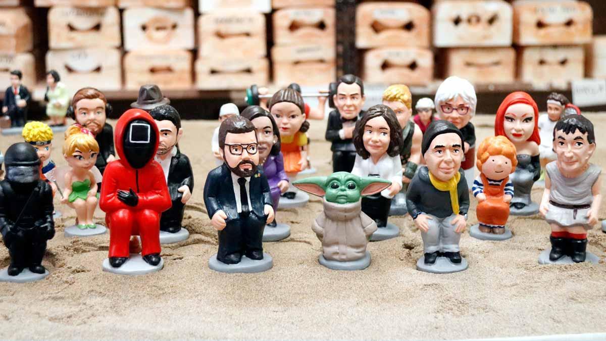 Varios 'caganers'