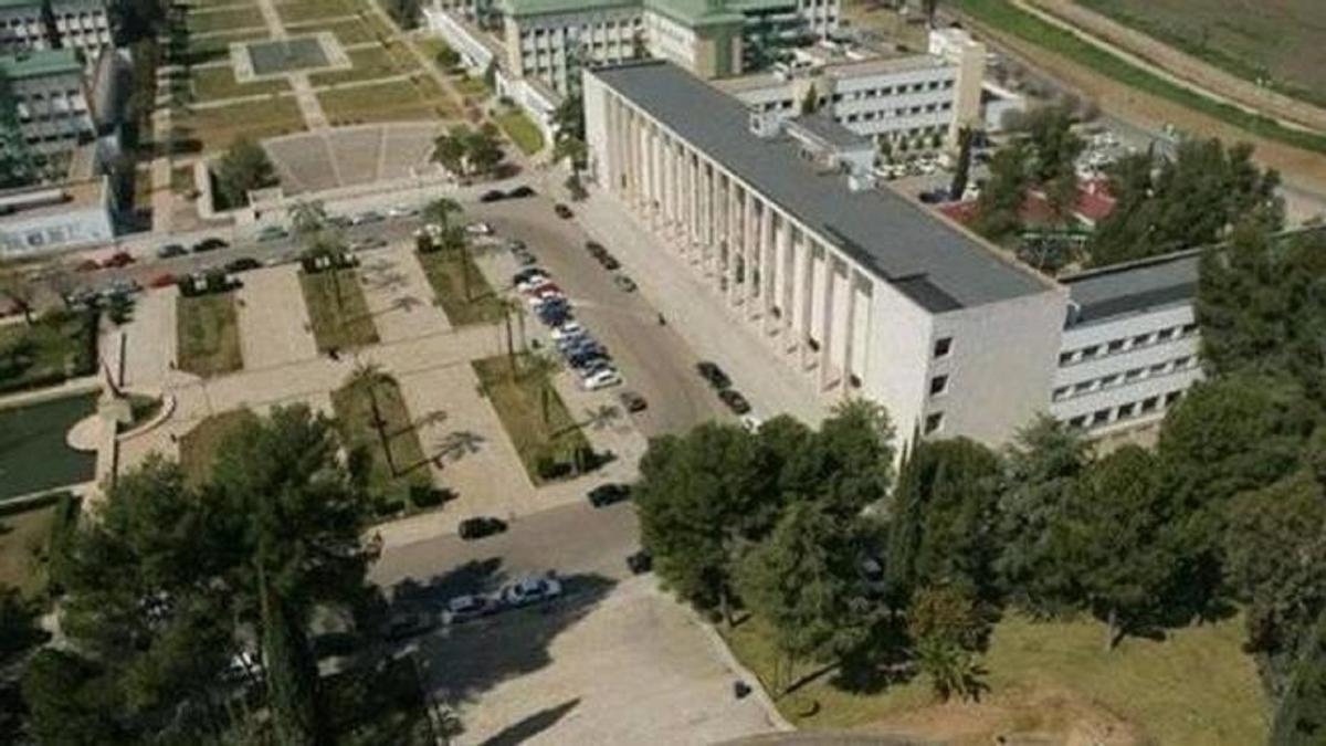 Vista aérea del campus universitario de Rabanales.