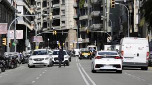 "La reforma de la zona alta de la calle Balmes solo beneficiará a los motoristas"