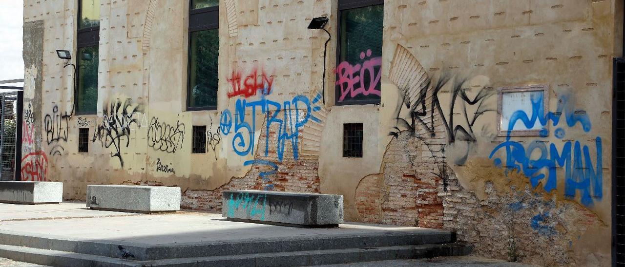 Pintadas en el Palau de Balmes