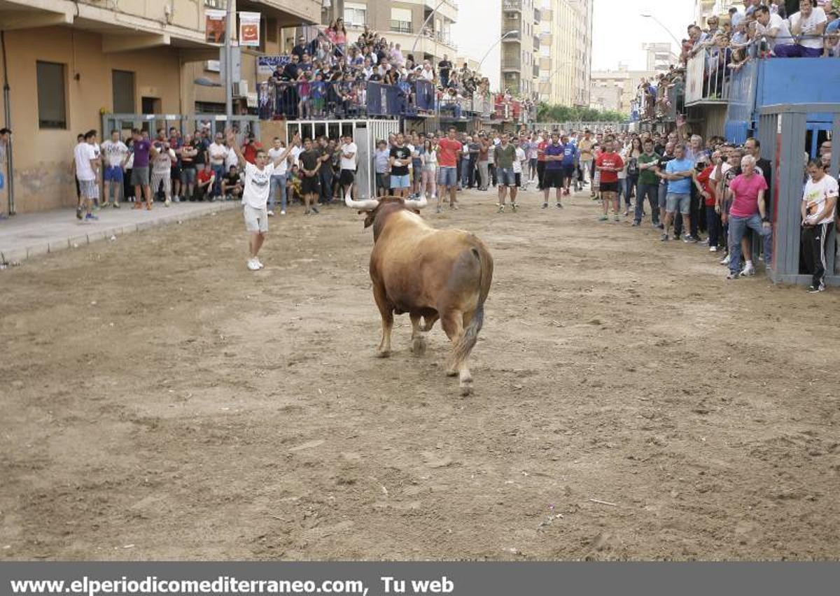 GALERÍA DE FOTOS -- El 'bou per la vila' suma un nuevo corneado