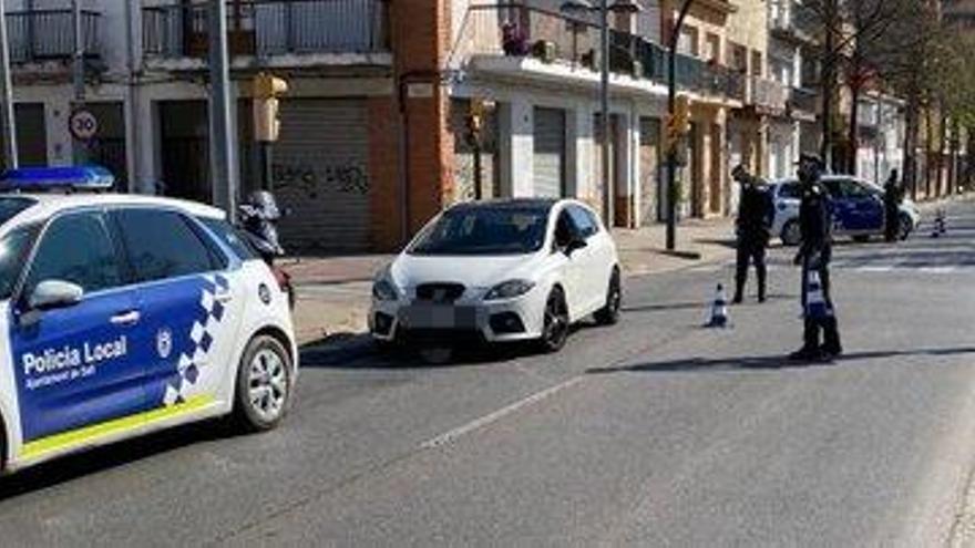 Un control de la policia.