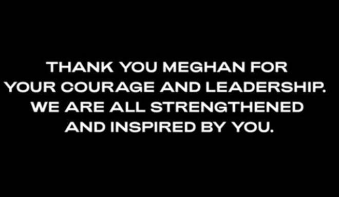 Beyoncé muestra públicamente su apoyo a Meghan Markle