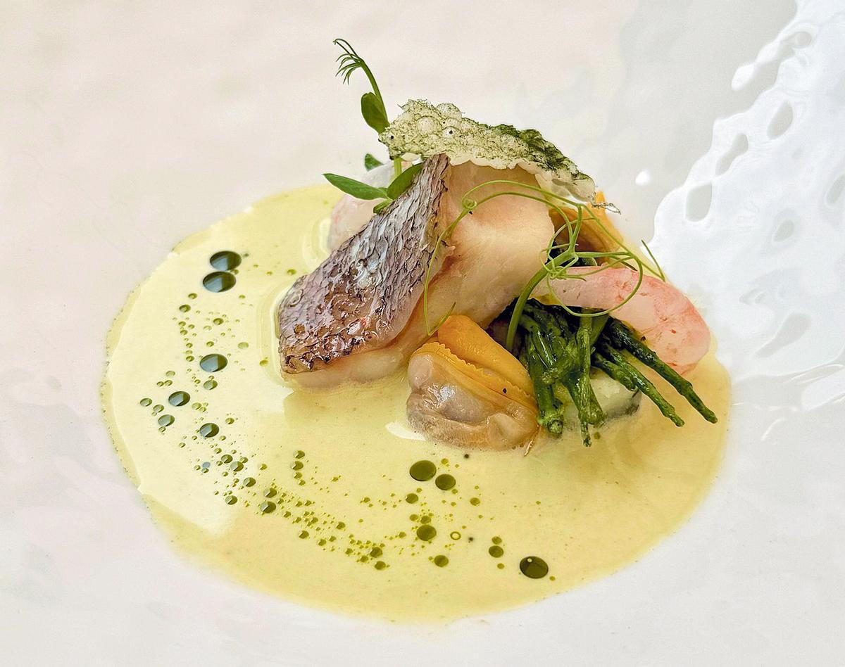 La propuesta de gazpachuelo del restaurante Beluga