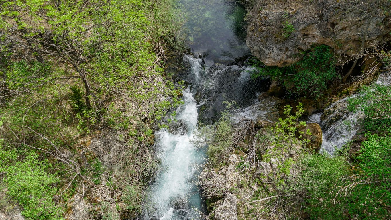 Vista cenital del río Tajo