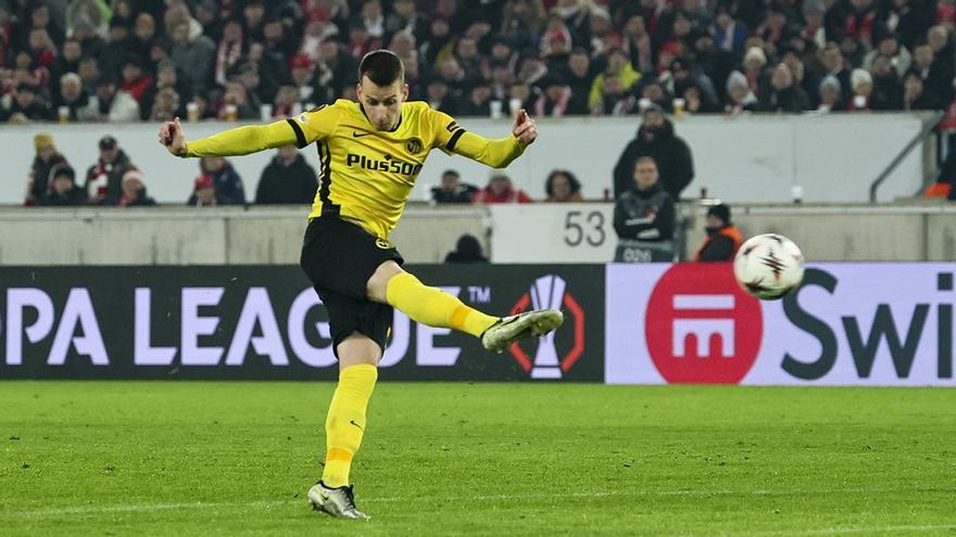 Sandro Lauper empata para el Young Boys con un golazo desde fuera del área