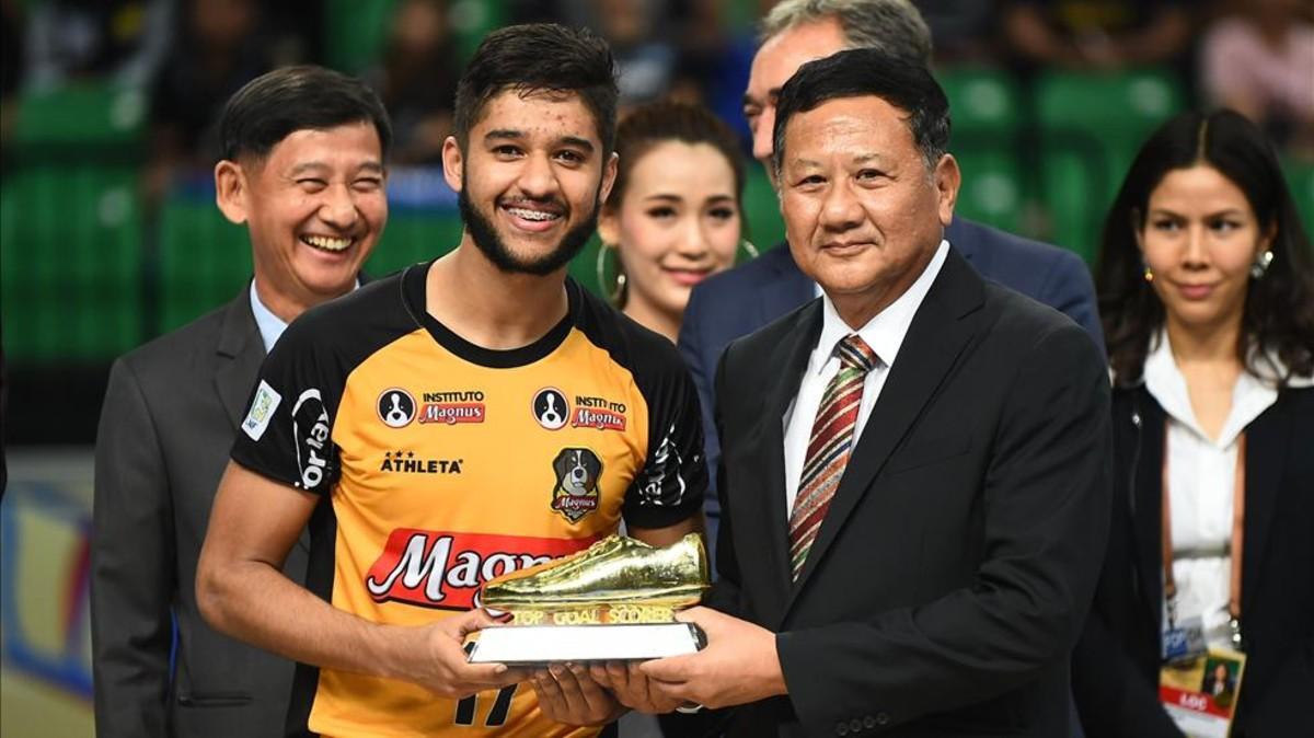 Leandro Lino, máximo realizador de la Intercontinental con seis tantos