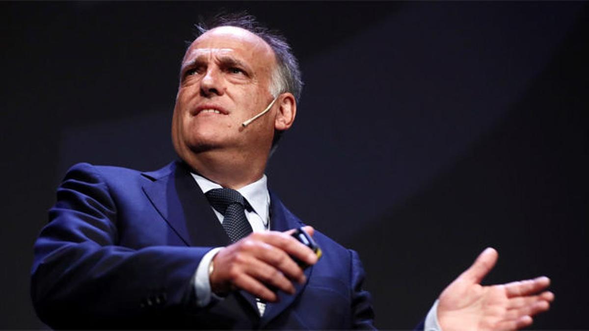 Tebas: "La Superliga Europea es un proyecto de barra de bar a las cinco de la mañana"