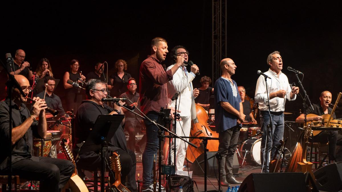 Concierto de Pep Gimeno, "Botifarra", en una edición pasada del Festival Nits al Castell.