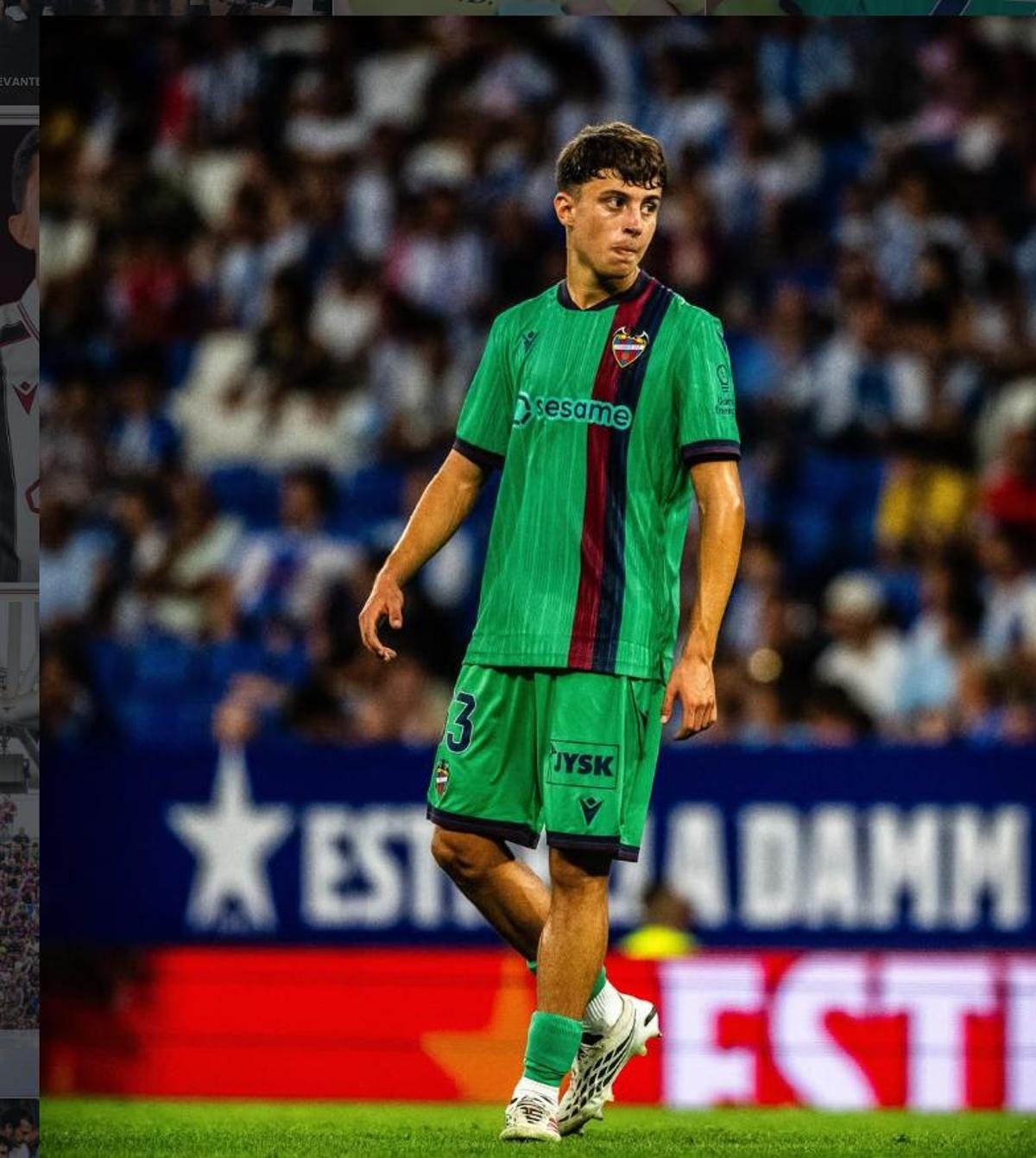 Marc Santos en su debut