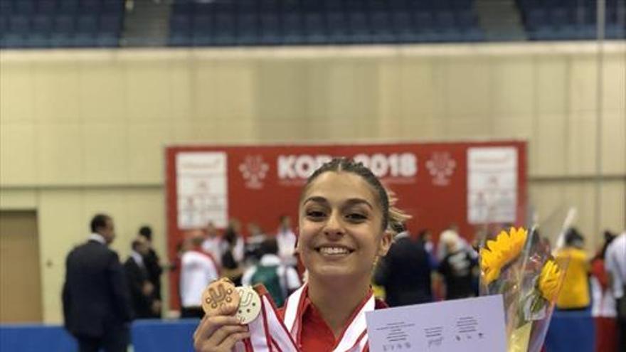 Plata y bronce para la extremeña Marta García en el Mundial Universitario