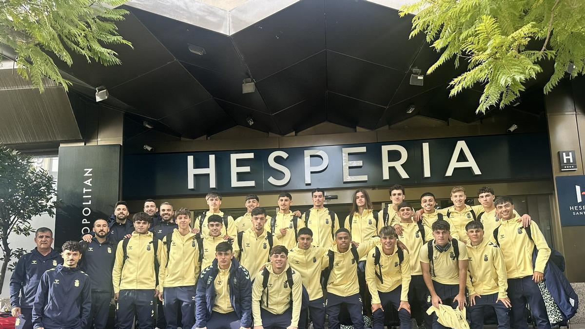 Convocatoria del Juvenil de la UD, que mañana miércoles se mide al poderoso Barça en la guerra de canteras.