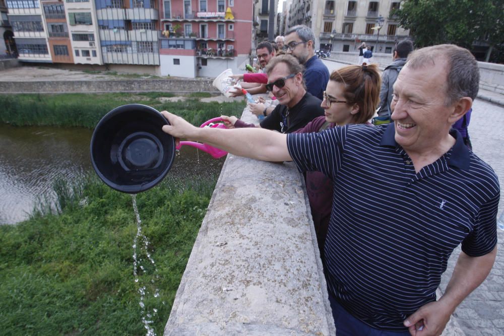 Palanganada per exigir més aigua al riu Ter