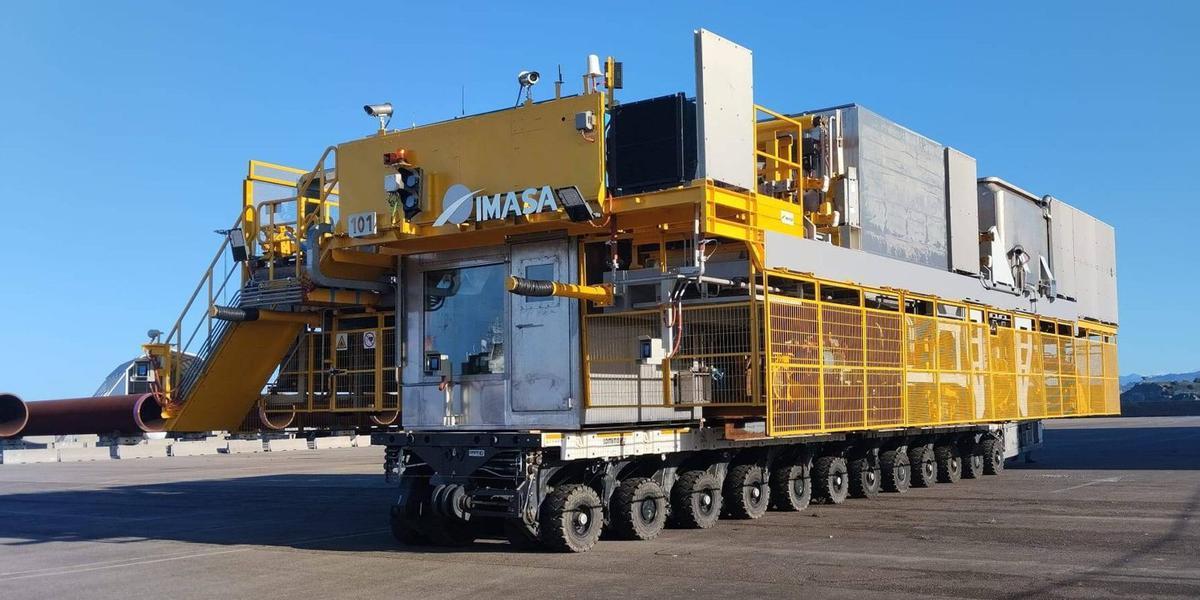 Carro para baterías de coque  fabricado recientemente por Imasa para el grupo Tata Steel.   |