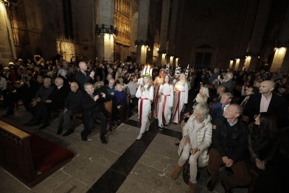 Santa-Lucía-Fest in der Kathedrale in Palma de Mallorca