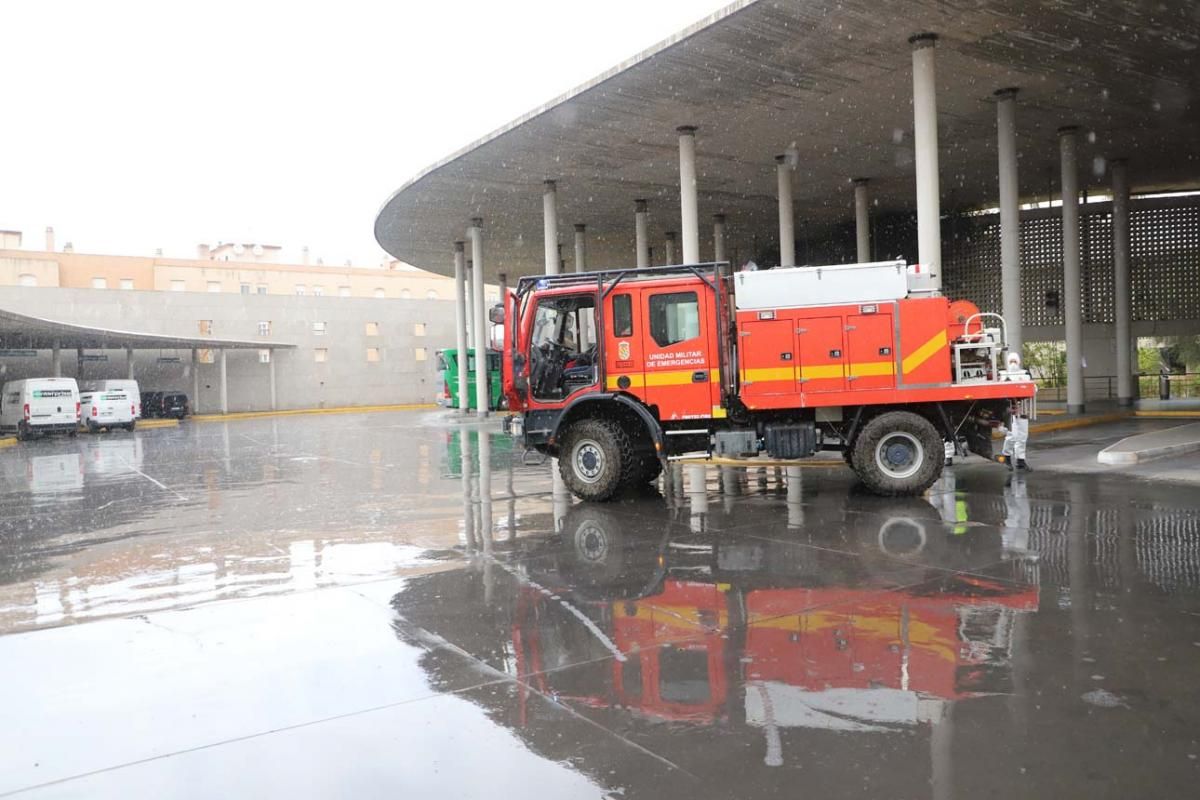 Efectivos de la Unidad Militar de Emergencias ya están desplegados en la capital