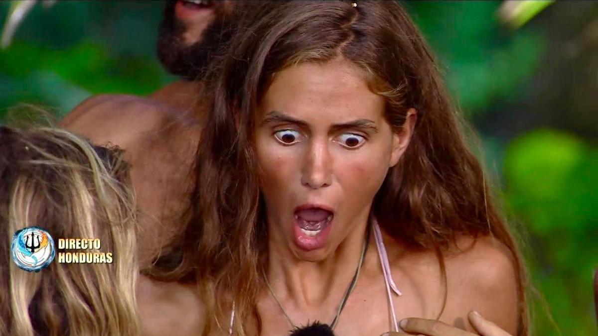 Maica, absolutamente sorprendida en 'Supervivientes'