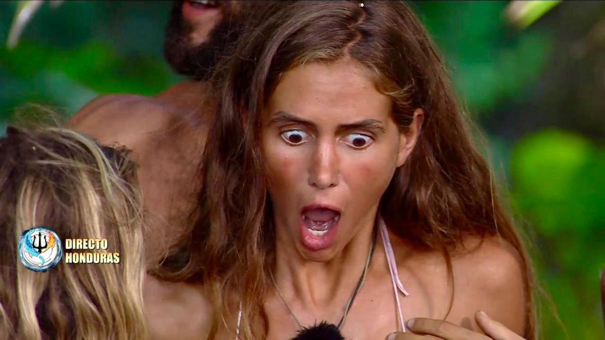 Maica, absolutamente sorprendida en 'Supervivientes'