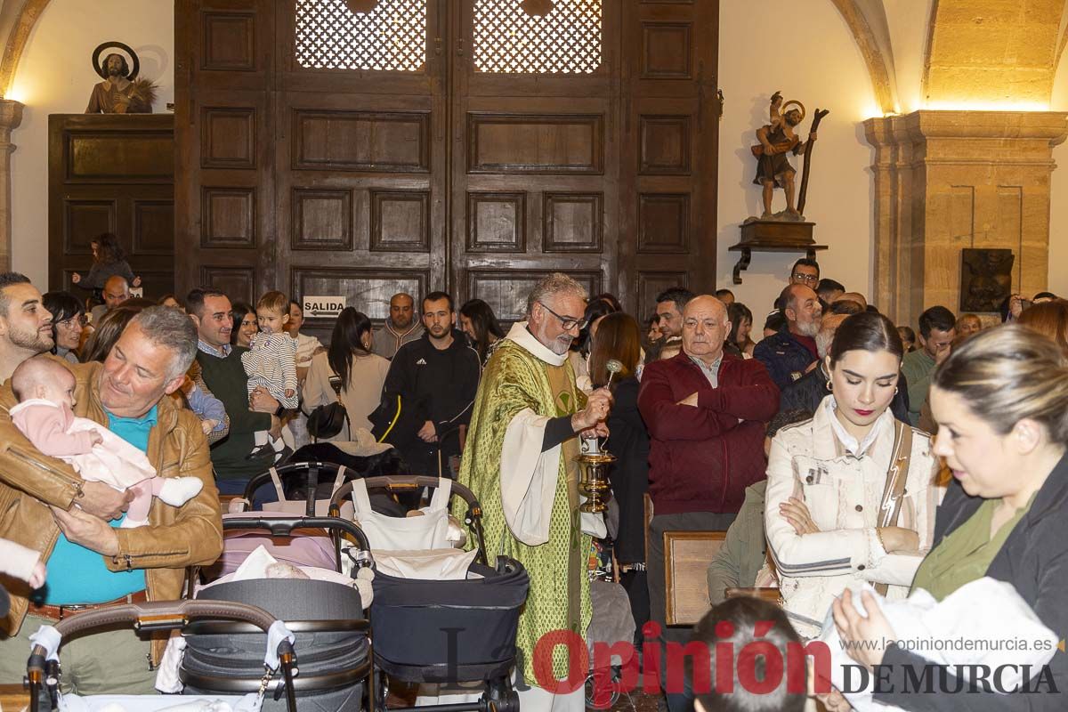 Presentación a la Vera Cruz de Caravaca de los niños nacidos en 2023