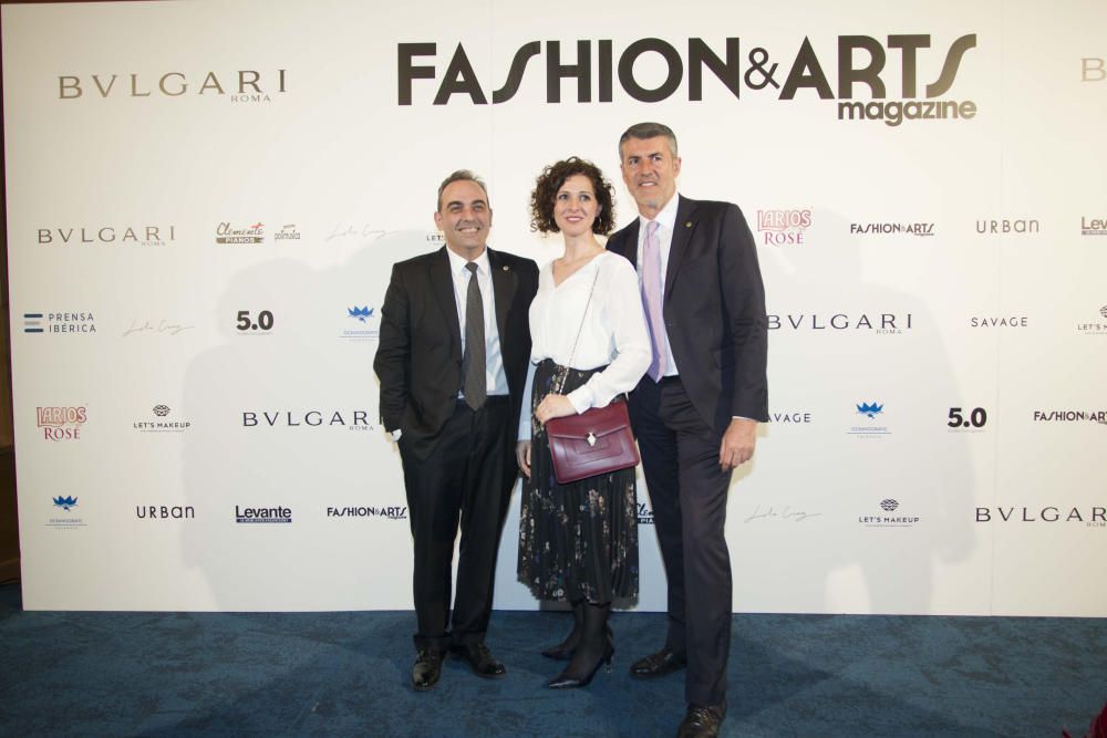 Gala de presentación de la revista Fashion & Arts Magazine en València.