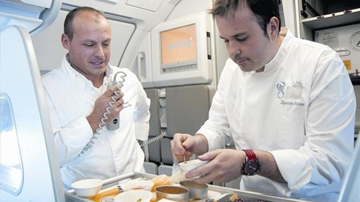 Dos estrellas Michelin vuelan sobre las nubes