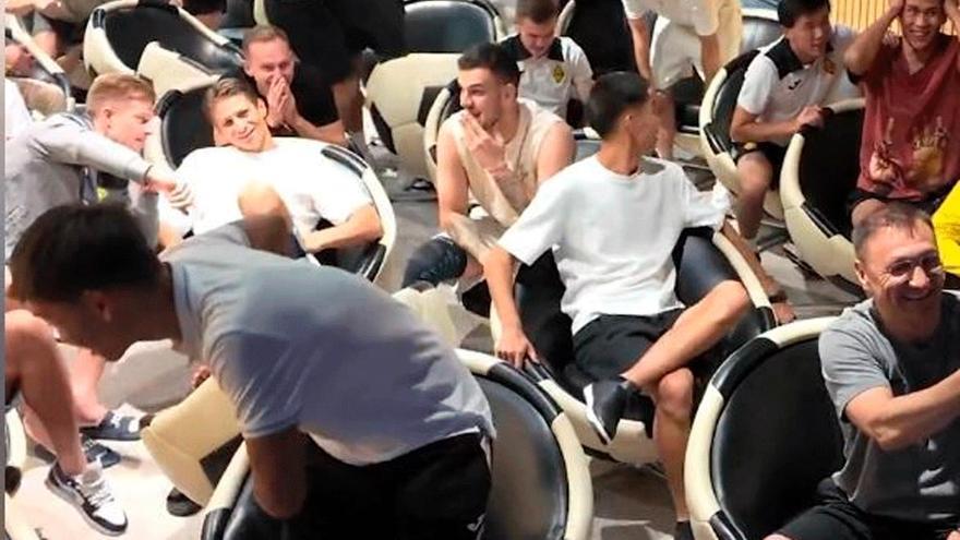 La impresionante reacción de los jugadores del Kairat Almaty cuando vieron el nombre del Real Madrid