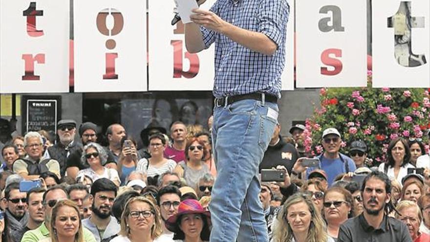 Iglesias apela a quienes dicen no a vender España «a pedazos»
