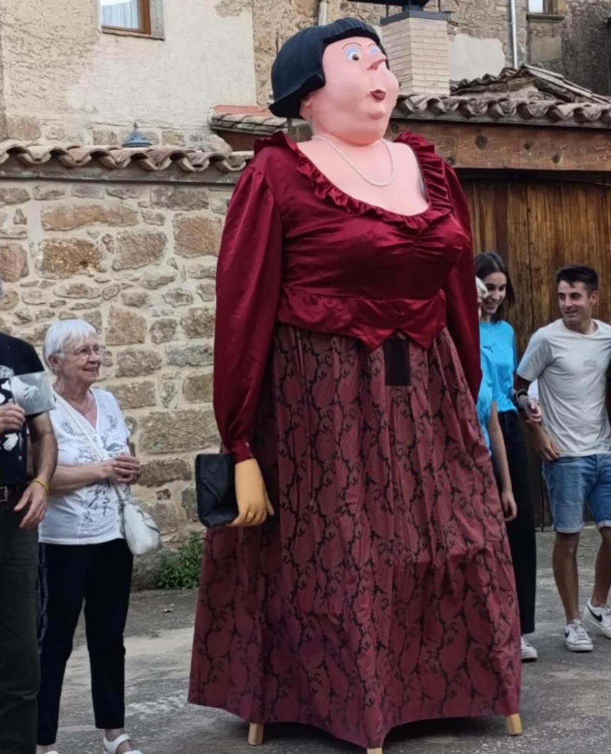 La geganta en la nova presentació