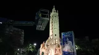 Alicante ya protege a la fuente de Luceros del terremoto de las mascletás de Hogueras