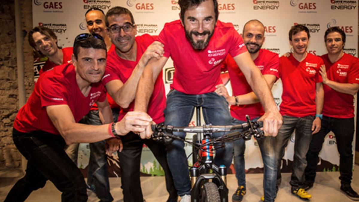 Santi Millán presenta el equipo Imparables para la BC Bike Race 2015