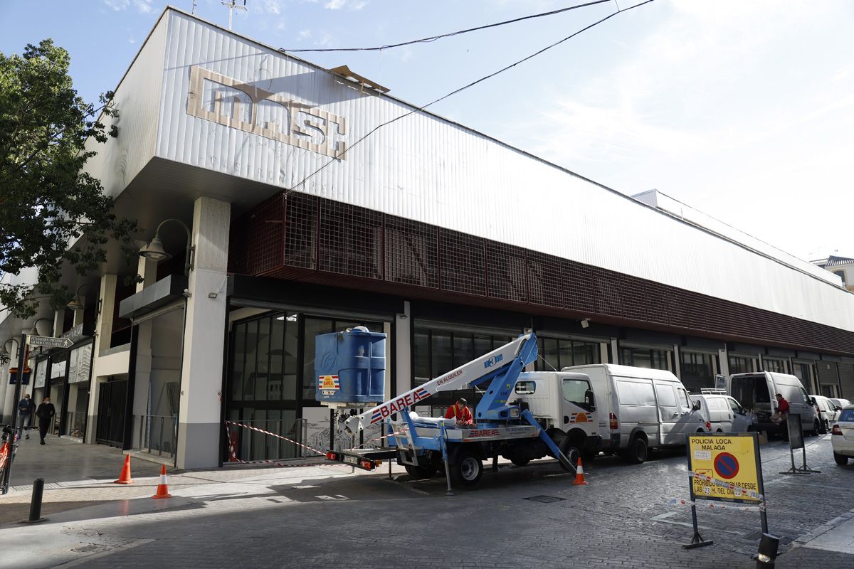 Preparativos para la apertura del supermercado gastronómico de Maskom en La Merced.