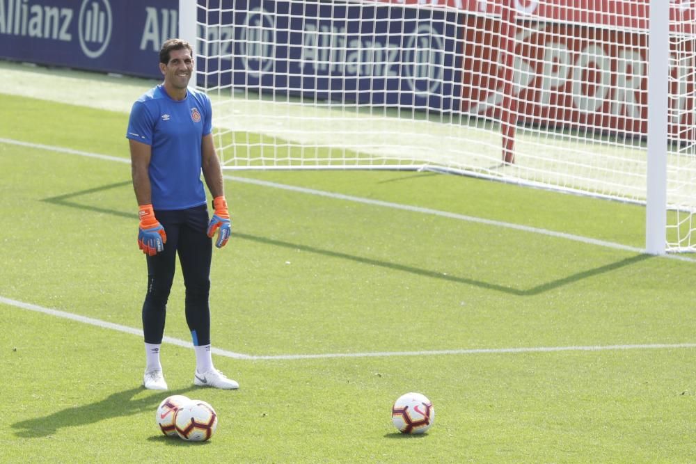 Darrer entrenament del Girona abans del partit contra el Reial Madrid