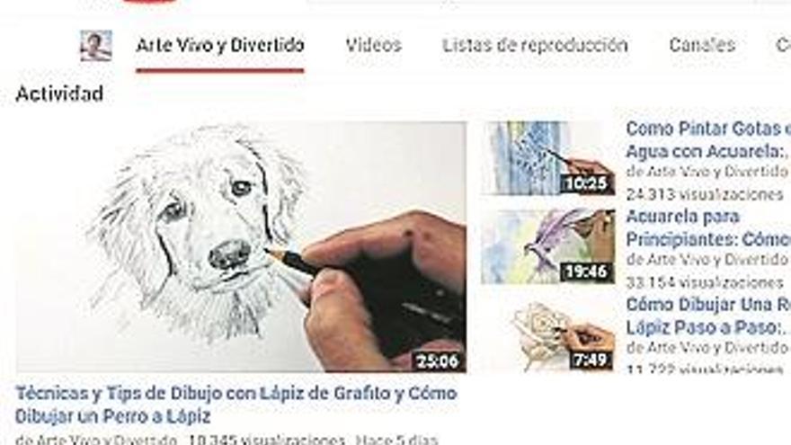 Para aprender a dibujar con tutoriales en vídeo