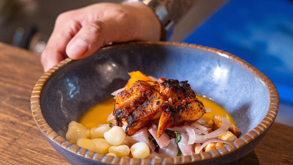 El ceviche Imperial del restaurante Mercado Central.