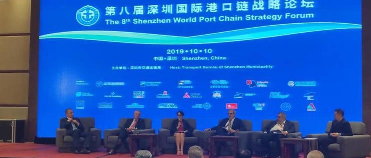 Mar Chao, en momento de su intervención en Shenzhen.