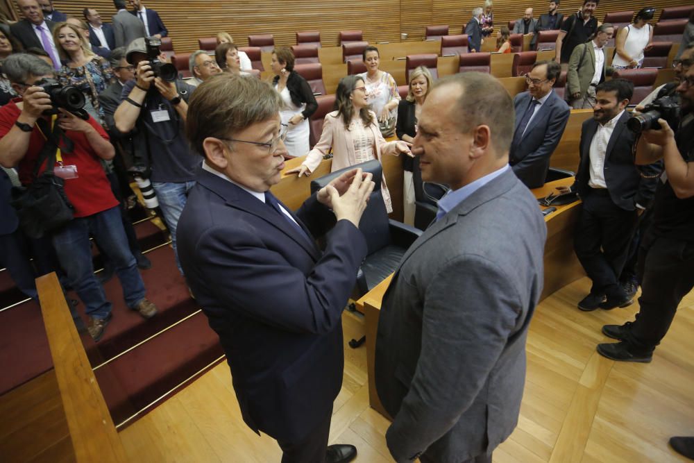 Toma de posesión de Ximo Puig como presidente de la Generalitat