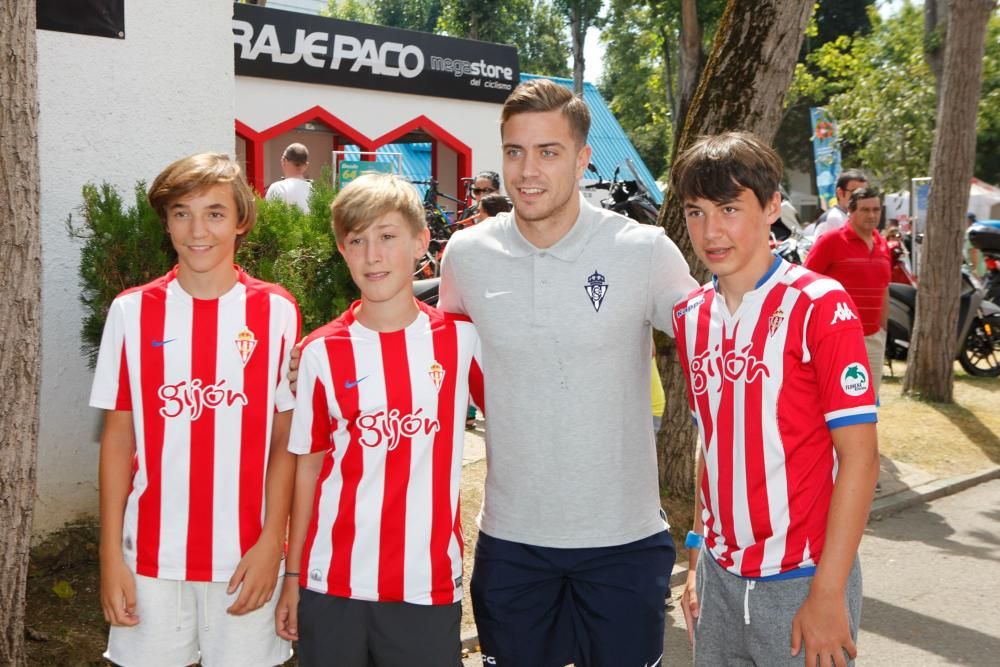 Visita del Sporting a la Feria