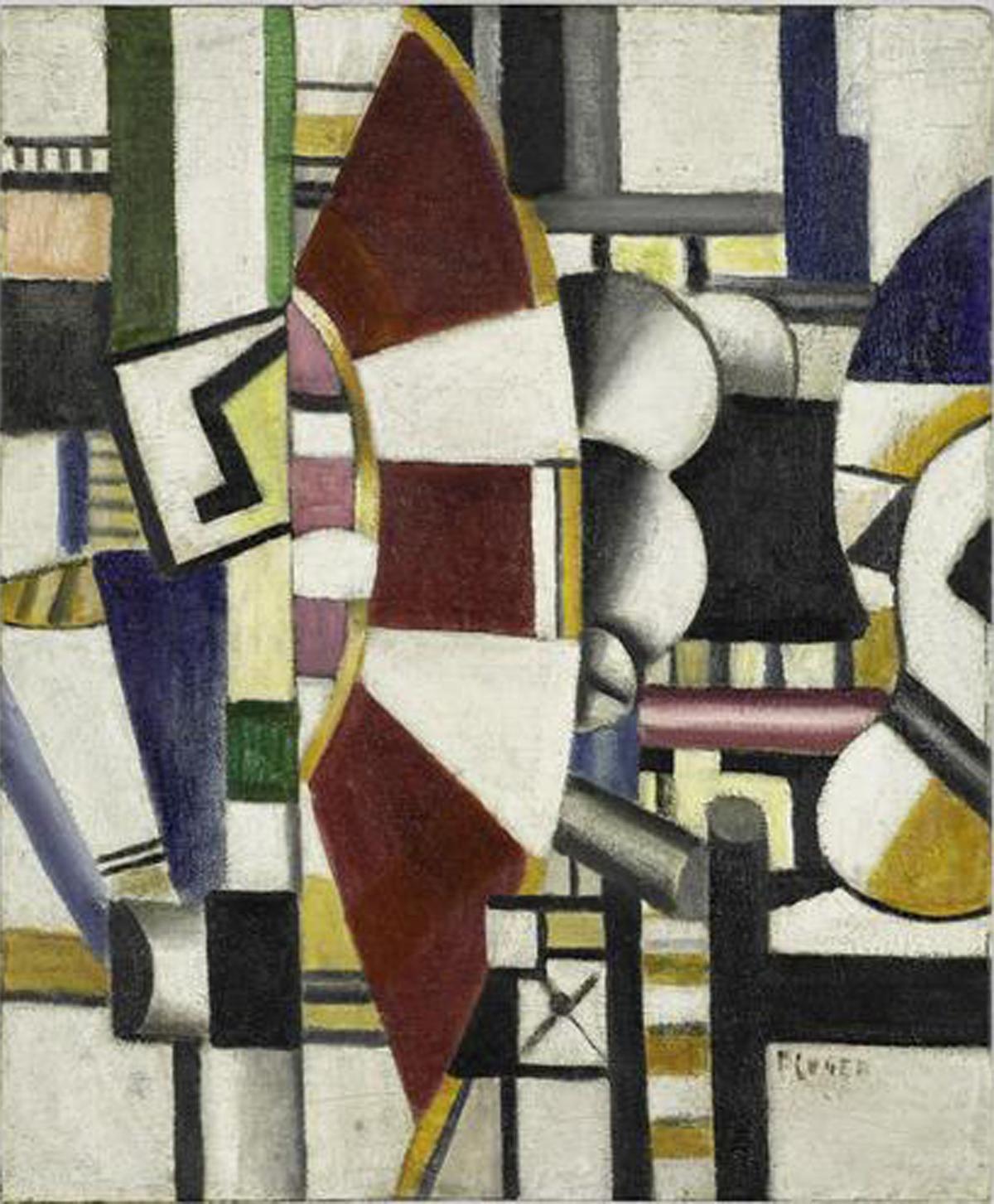 «La rueda roja» (1920), de Férnand Léger.