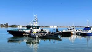 Archivo - Embarcaciones de la Guardia Civil en Huelva.